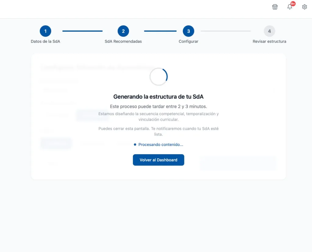 Generando la estructura de tu SdA