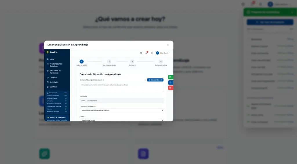 Modal de reproducción del tutorial